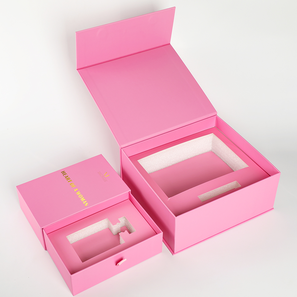 Custom Luxury Pink With Paper  - đánh giá và giá Luxury Skincare Gift Box