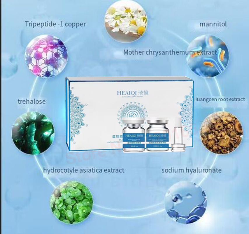 0.25 mm Microneedle GHK-Cu Blu - đánh giá và giá Peptide Complex Serum